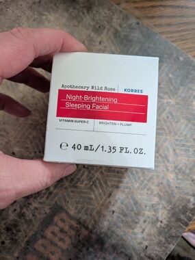 Korres Night-Brightening Sleeping Facial - White & Red Box
